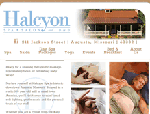 Tablet Screenshot of halcyonaugusta.com
